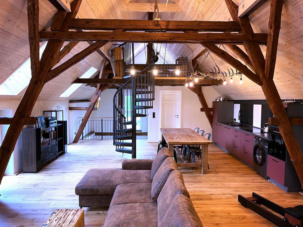 Igelnest Grossthiemig Apartment Exterior photo